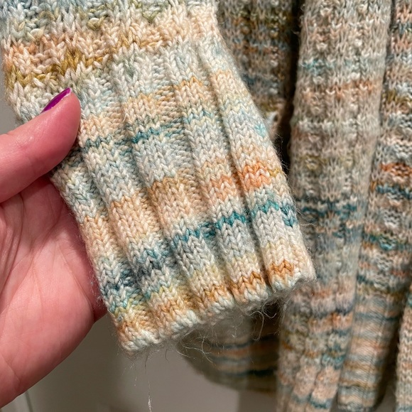 Anthropologie Cardigan Multi-Colored Size LARGE - Picture 3 of 9